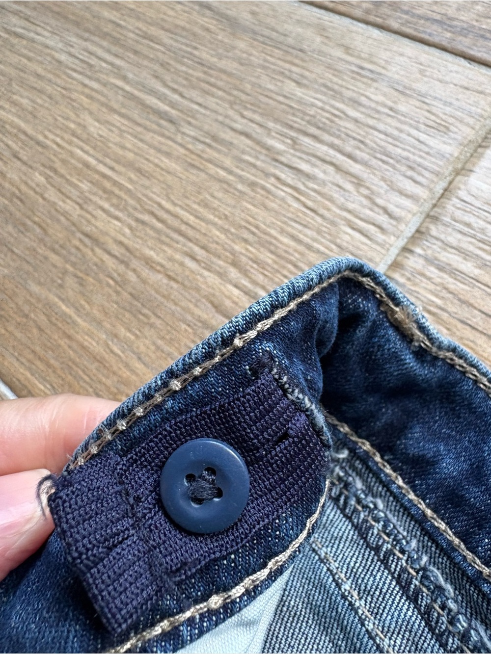 Boys Wrangler 20x Dark Blue Denim Jeans, Size 3T - Picture 5 of 5